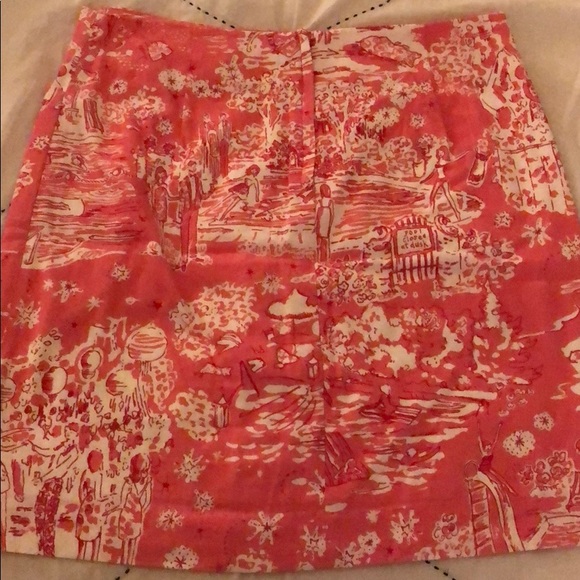 Lilly Pulitzer skirt pink size 0 - Picture 2 of 4